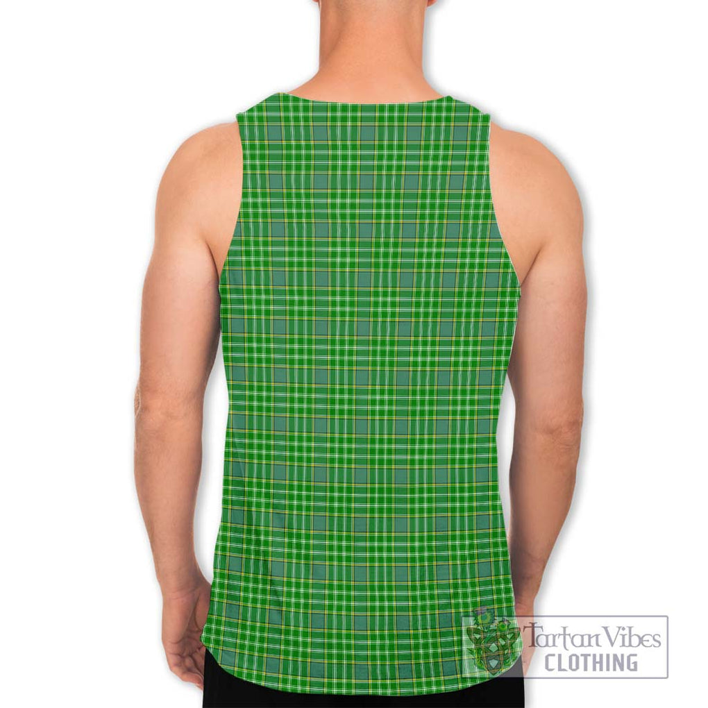 Currie Tartan Men's Tank Top with Family Crest DNA In Me Style - Tartan Vibes Clothing