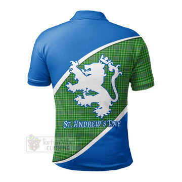 Currie Family Crest Tartan Polo Shirt Celebrate Saint Andrew's Day in Style - Tartan Vibes Clothing