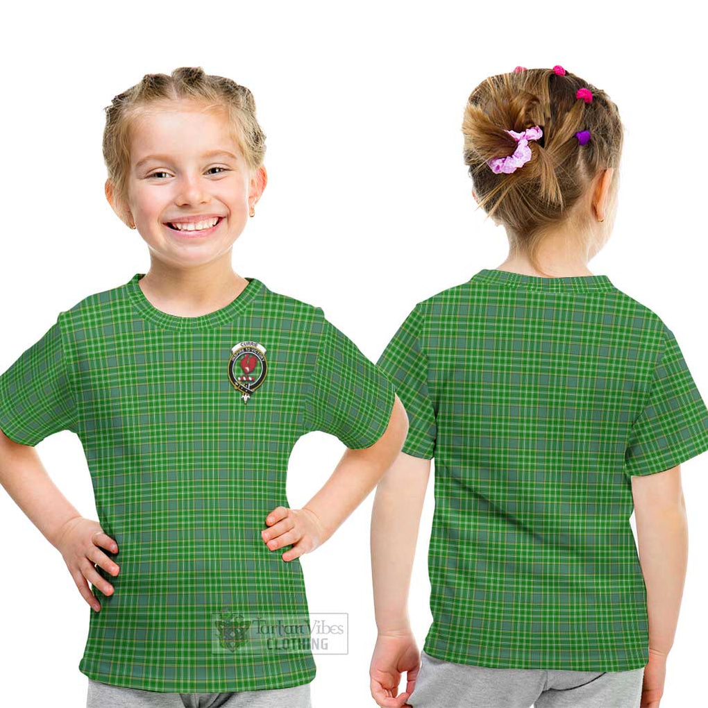 Currie Tartan Kid T-Shirt with Family Crest - Tartan Vibes Clothing
