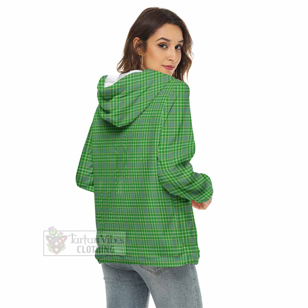 Currie Tartan Women's Borg Fleece Hoodie with Half Zip - Tartan Vibes Clothing