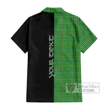 Currie Tartan Hawaiian Shirt with Family Crest and Half Of Me Style - Tartan Vibes Clothing