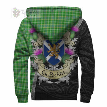 Currie Tartan Family Crest Sherpa Hoodie Lion Rampant Royal Thistle Shield Celtic Inspired - Tartan Vibes Clothing