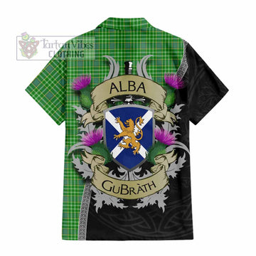 Currie Tartan Family Crest Hawaiian Shirt Lion Rampant Royal Thistle Shield Celtic Inspired - Tartan Vibes Clothing