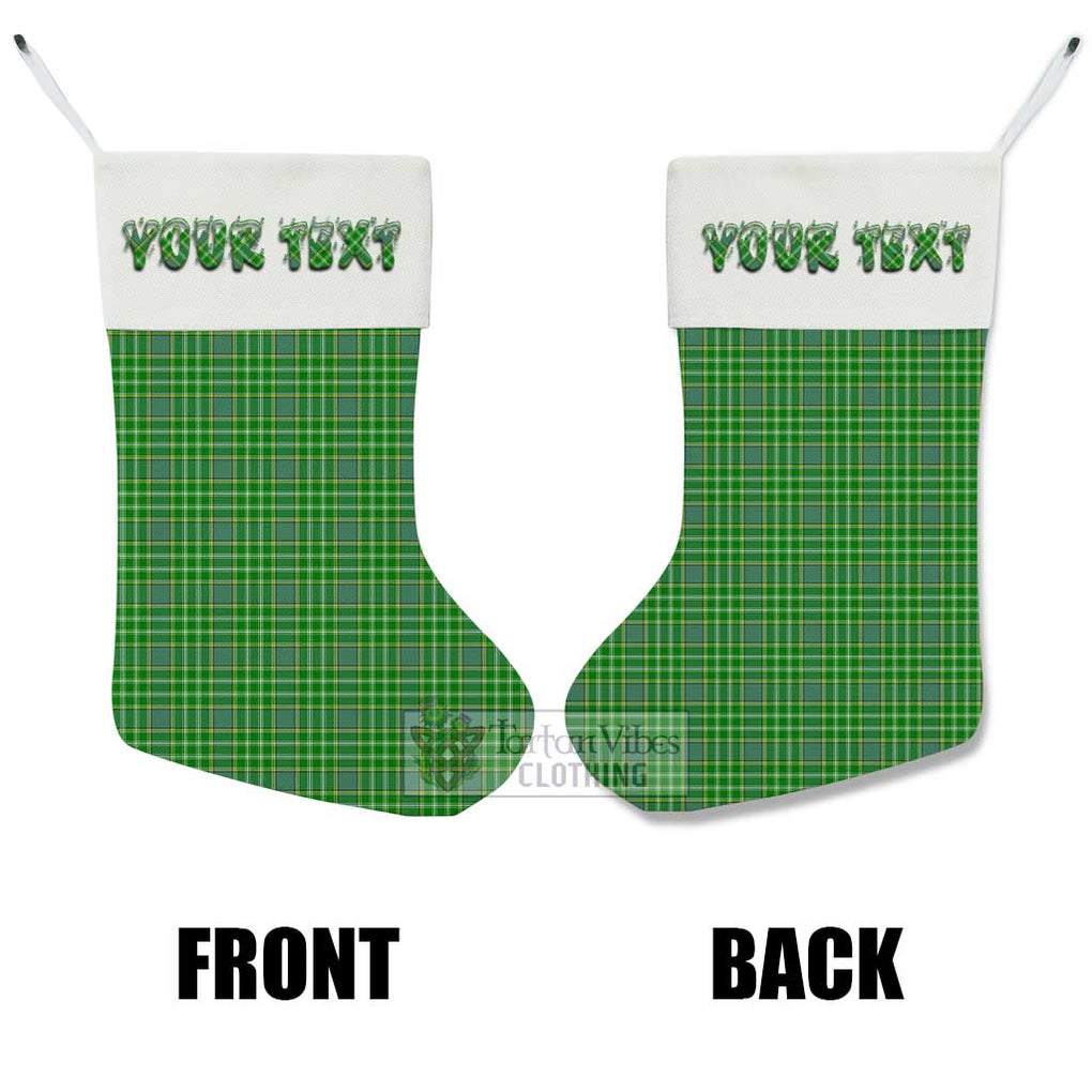 Currie Tartan Christmas Stocking with Personalized Text - Tartan Vibes Clothing