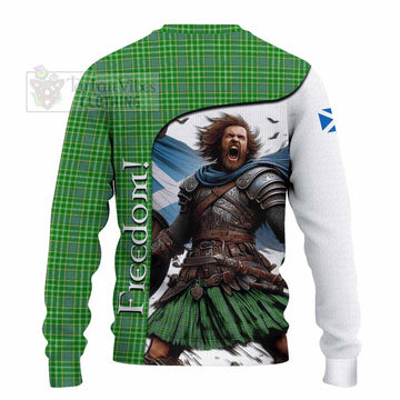 Currie Crest Tartan Knitted Sweater Inspired by the Freedom of Scottish Warrior - Tartan Vibes Clothing