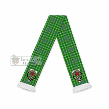 Tartan Vibes Clothing Currie Tartan Ruffneck Scarf with Family Crest