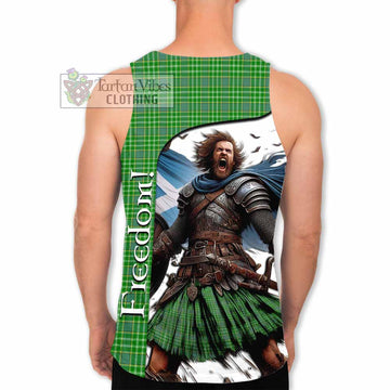 Currie Crest Tartan Men's Tank Top Inspired by the Freedom of Scottish Warrior - Tartan Vibes Clothing
