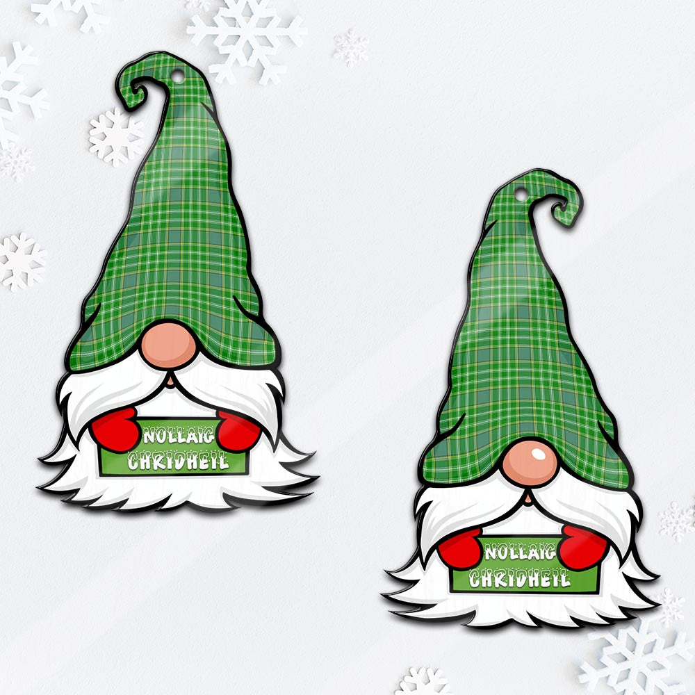 Currie Gnome Christmas Ornament with His Tartan Christmas Hat - Tartan Vibes Clothing