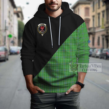 Currie Tartan Hoodie with Family Crest and Military Logo Style - Tartan Vibes Clothing