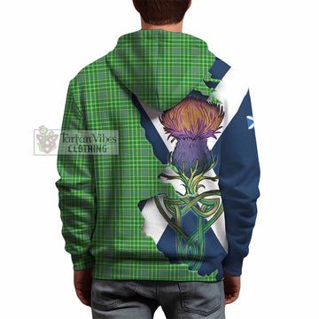 Currie Tartan Family Crest Hoodie Scottish Thistle Celtic Inspired - Tartan Vibes Clothing