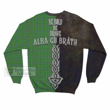 Tartan Vibes Clothing Currie Tartan Family Crest Sweatshirt Alba Gu Brath Be Brave Lion Ancient Style