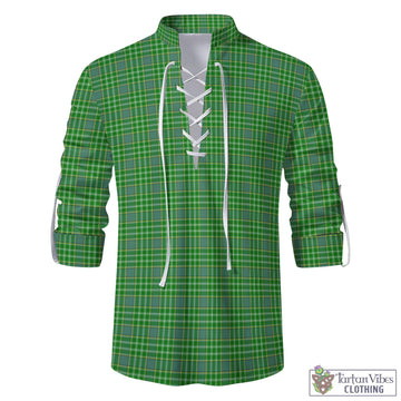 Currie Tartan Men's Scottish Traditional Jacobite Ghillie Kilt Shirt - Tartan Vibes Clothing