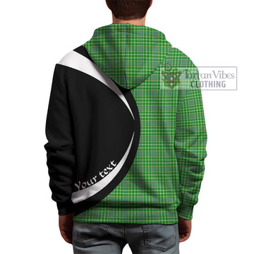 Currie Tartan Hoodie with Family Crest Circle Style - Tartan Vibes Clothing