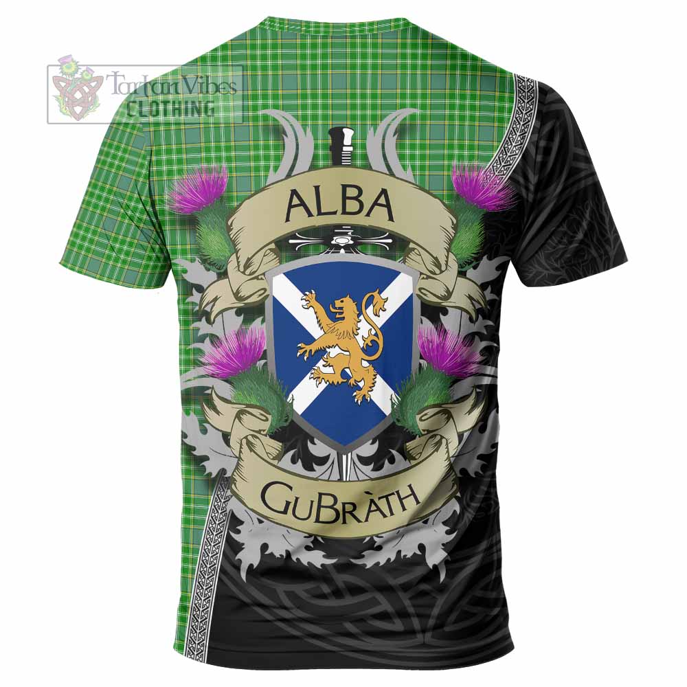 Currie Tartan Family Crest T-Shirt Lion Rampant Royal Thistle Shield Celtic Inspired - Tartan Vibes Clothing