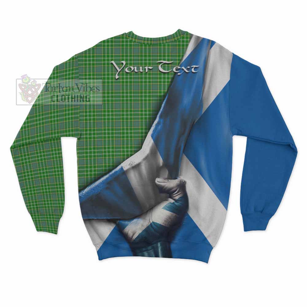 Currie Tartan Sweatshirt with Family Crest Scotland Patriotic Style - Tartan Vibes Clothing