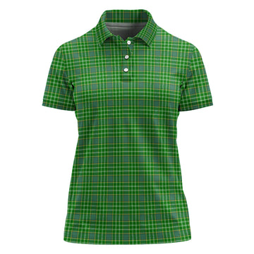 Currie Tartan Polo Shirt For Women