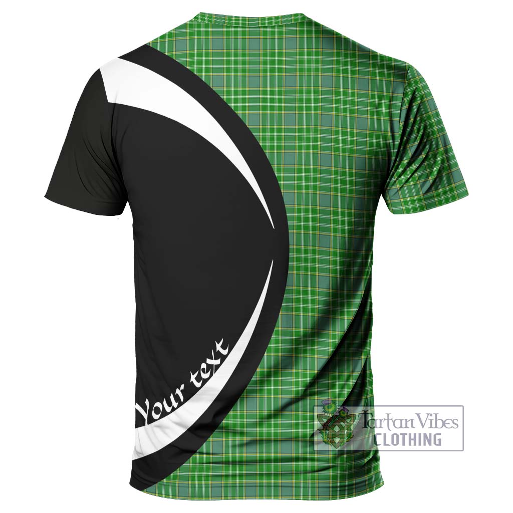 Currie Tartan T-Shirt with Family Crest Circle Style - Tartan Vibes Clothing