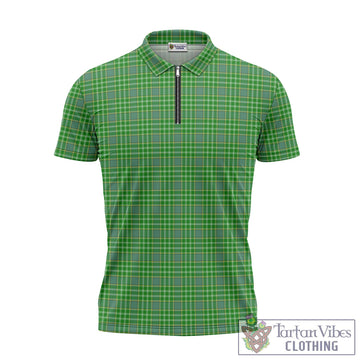 Currie Tartan Zipper Polo Shirt