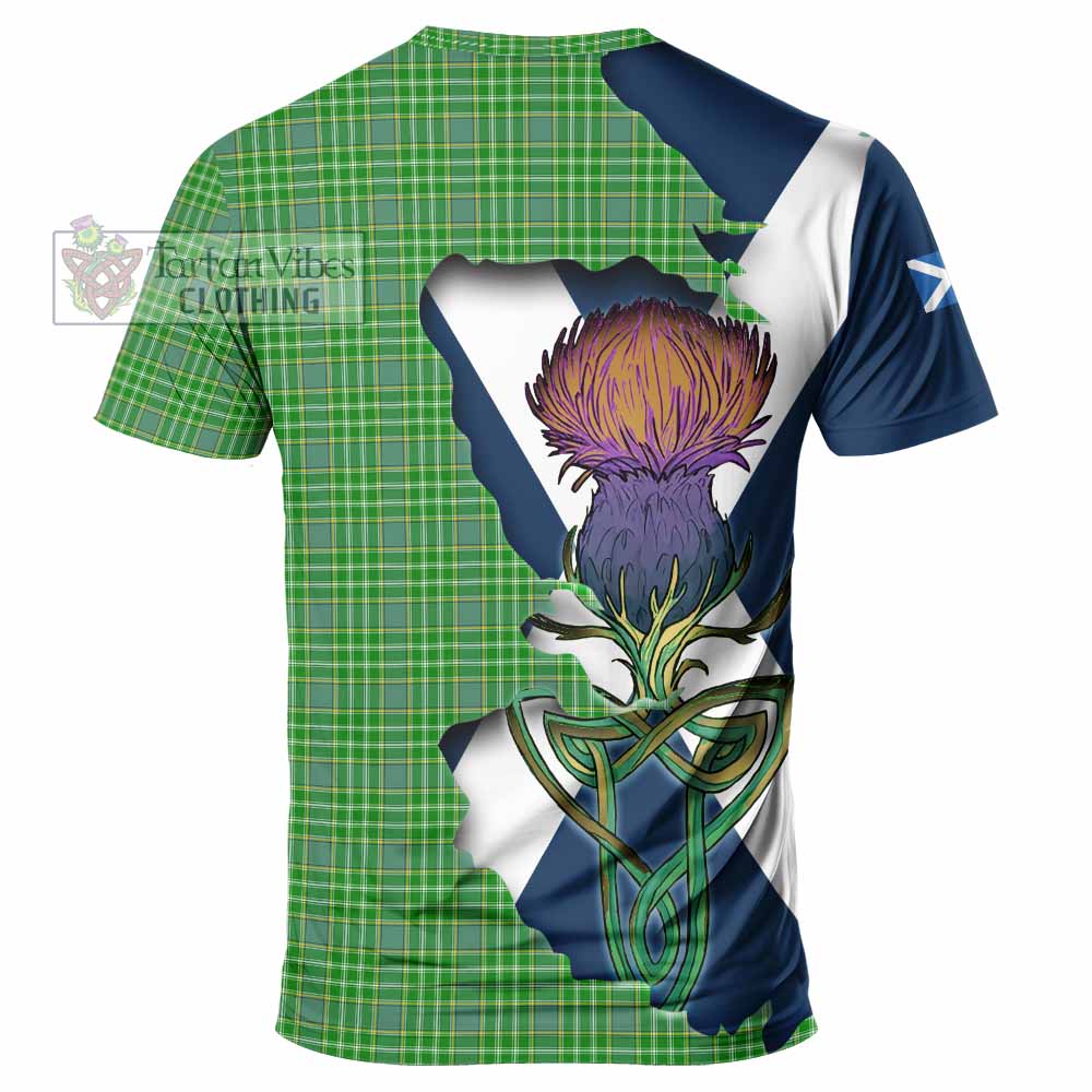 Currie Tartan Family Crest T-Shirt Scottish Thistle Celtic Inspired - Tartan Vibes Clothing