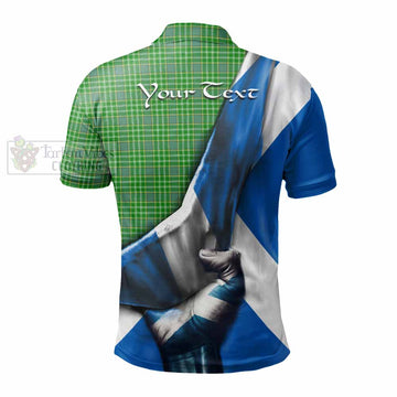 Currie Tartan Polo Shirt with Family Crest Scotland Patriotic Style - Tartan Vibes Clothing