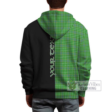 Currie Tartan Hoodie with Family Crest and Half Of Me Style - Tartan Vibes Clothing