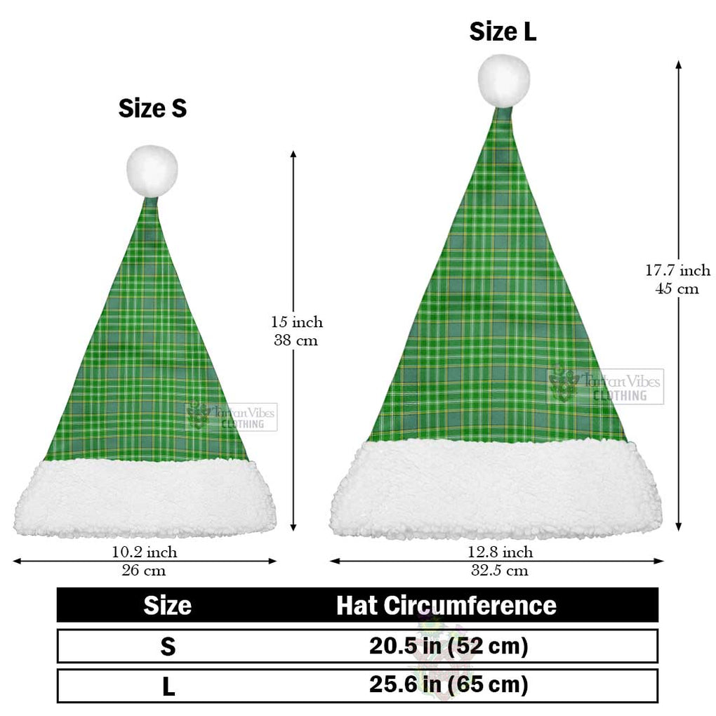 Currie Tartan Christmas Santa Hats Christmas Hat L 25.6in (65cm) - Tartan Vibes Clothing