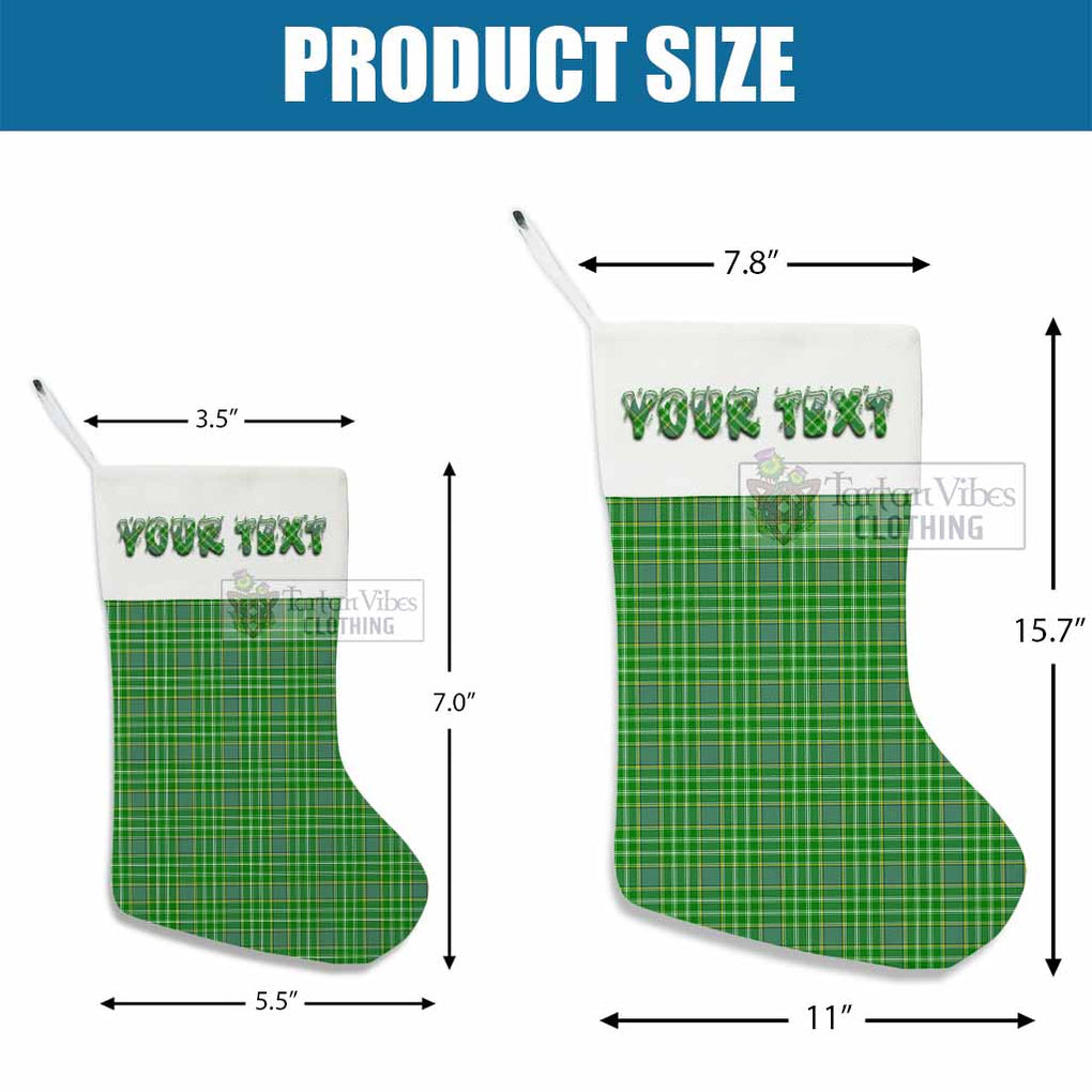 Currie Tartan Christmas Stocking with Personalized Text - Tartan Vibes Clothing