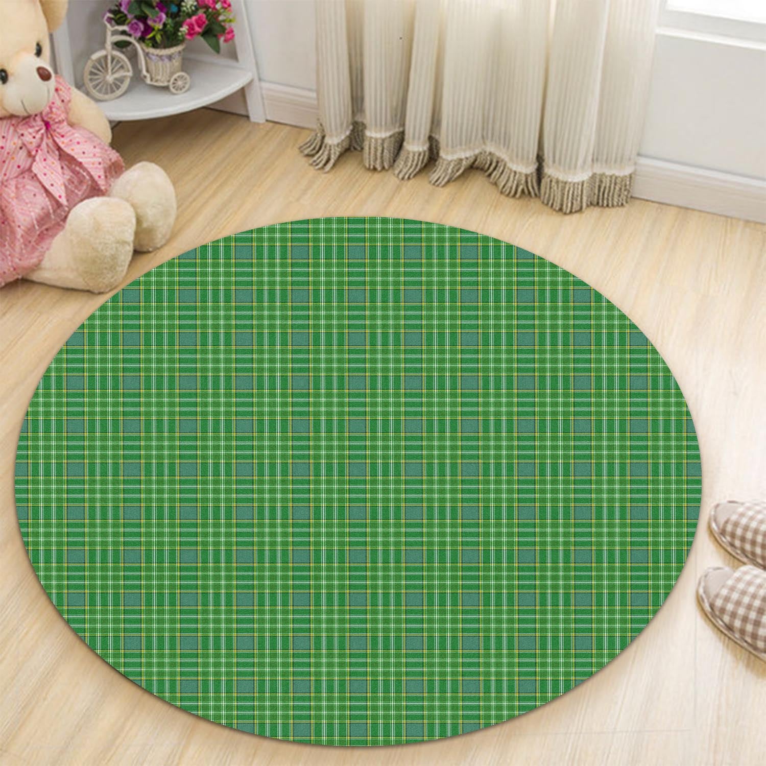Currie Tartan Round Rug - Tartan Vibes Clothing