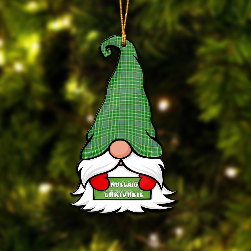 Currie Gnome Christmas Ornament with His Tartan Christmas Hat - Tartan Vibes Clothing