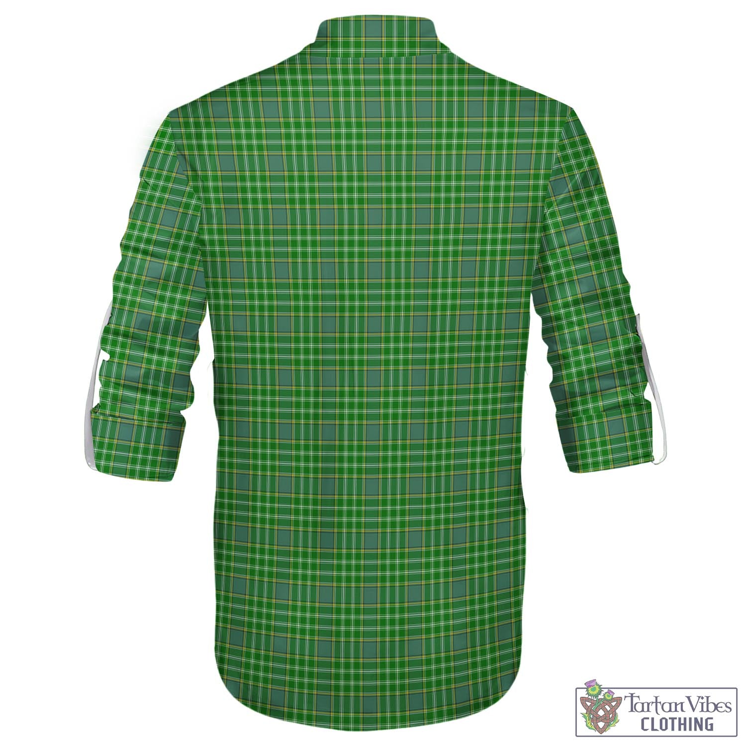Currie Tartan Men's Scottish Traditional Jacobite Ghillie Kilt Shirt - Tartan Vibes Clothing