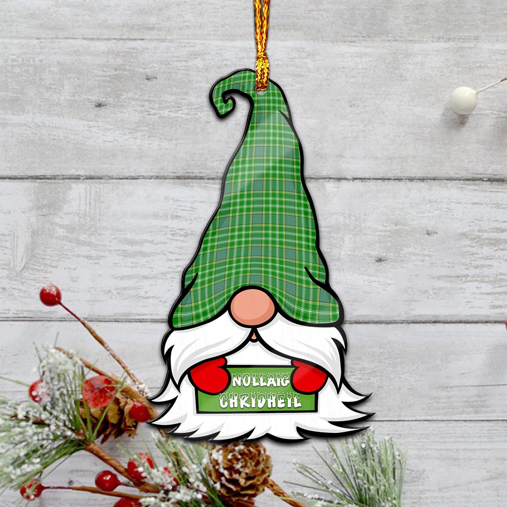 Currie Gnome Christmas Ornament with His Tartan Christmas Hat - Tartan Vibes Clothing