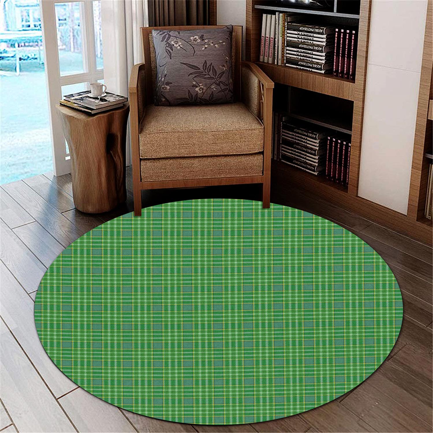 Currie Tartan Round Rug - Tartan Vibes Clothing