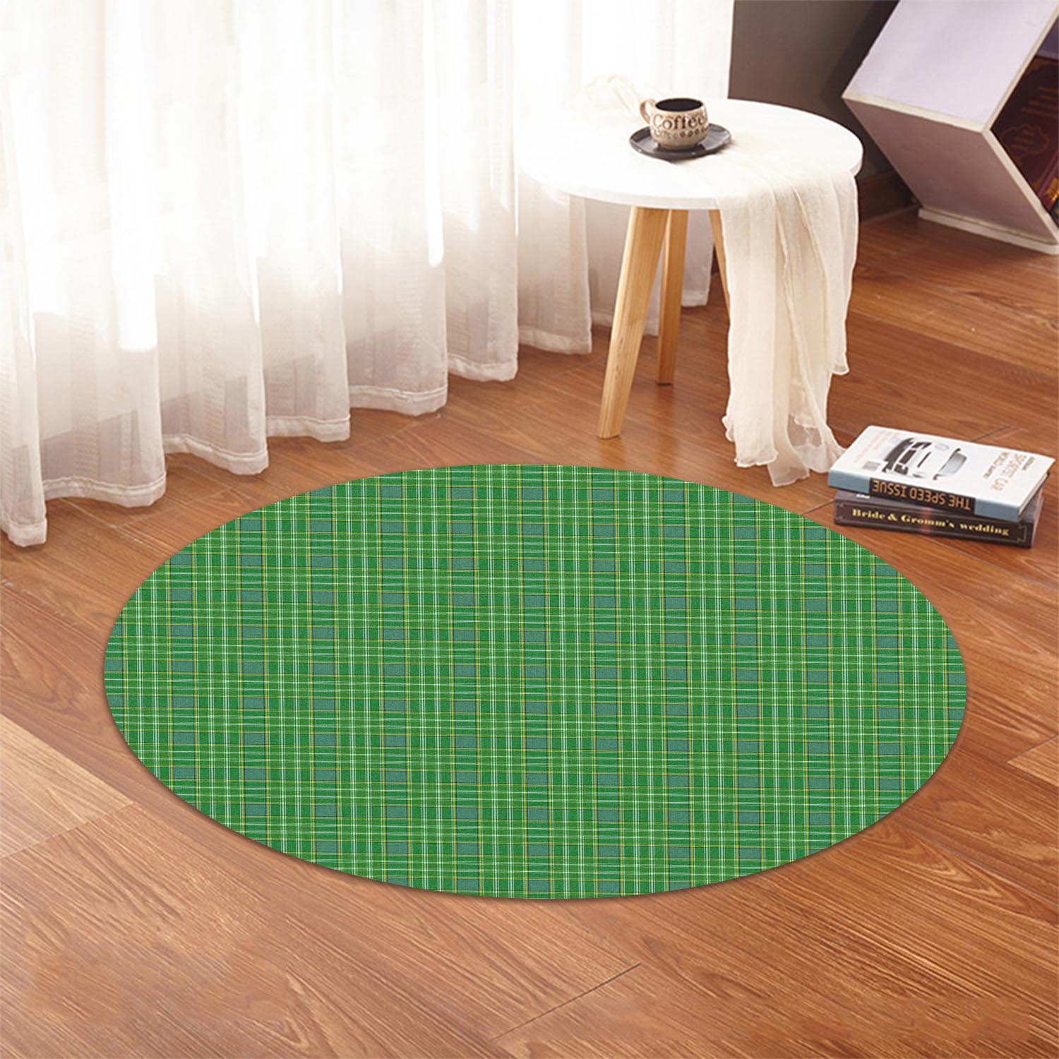 Currie Tartan Round Rug - Tartan Vibes Clothing