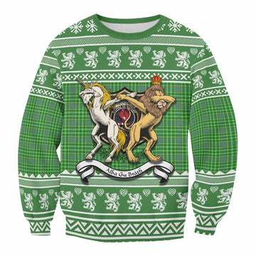 Currie Clan Tartan Crest Christmas Sweatshirt Coat of Arms Funny Style