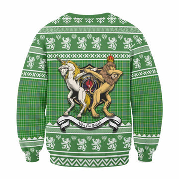 Currie Clan Tartan Crest Christmas Sweatshirt Coat of Arms Funny Style