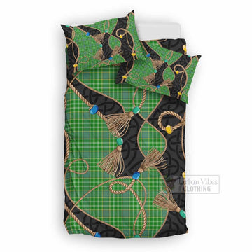 Currie Scottish Tartan Twisted Ropes Stylized Bedding Set UK Bedding Set UK Double 79*79 inch - Tartan Vibes Clothing