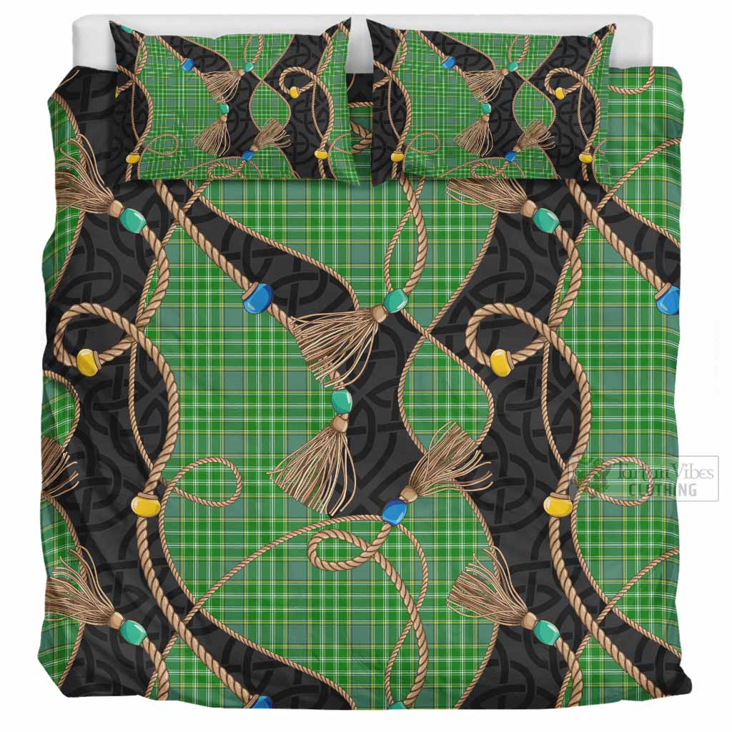 Currie Scottish Tartan Twisted Ropes Stylized Bedding Set UK Bedding Set UK Super King 104*94 inch - Tartan Vibes Clothing