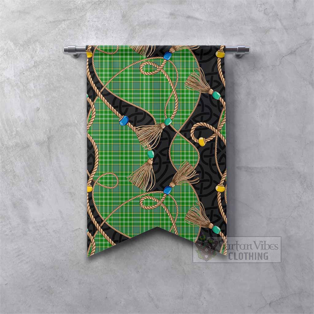 Currie Scottish Tartan Twisted Ropes Stylized Gonfalon Fishtail - Tartan Vibes Clothing