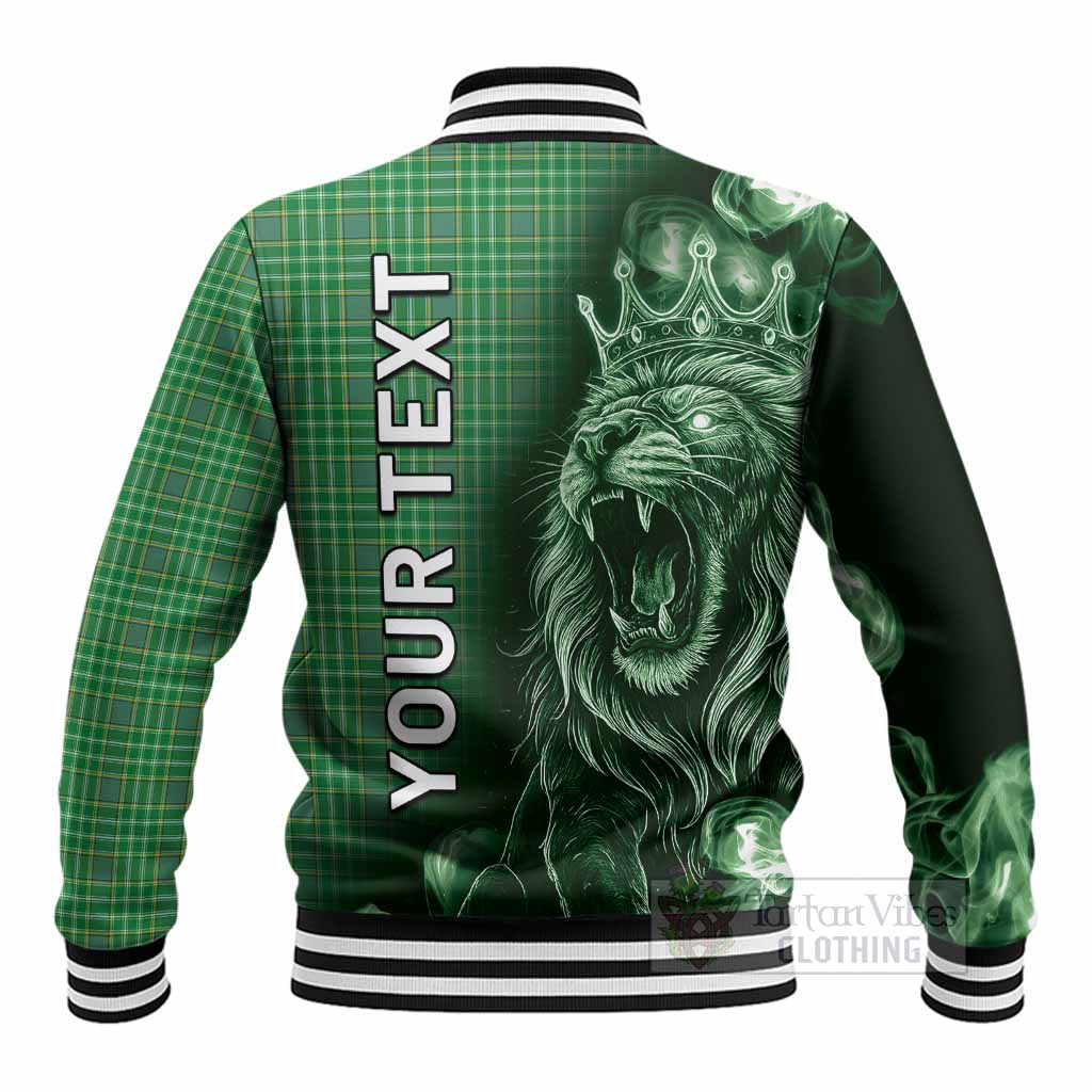 Currie Tartan Baseball Jacket Roaring Lion Heritage