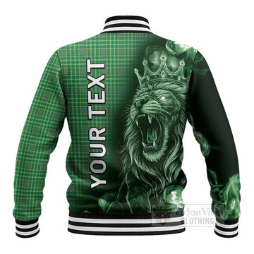 Currie Tartan Baseball Jacket Roaring Lion Heritage