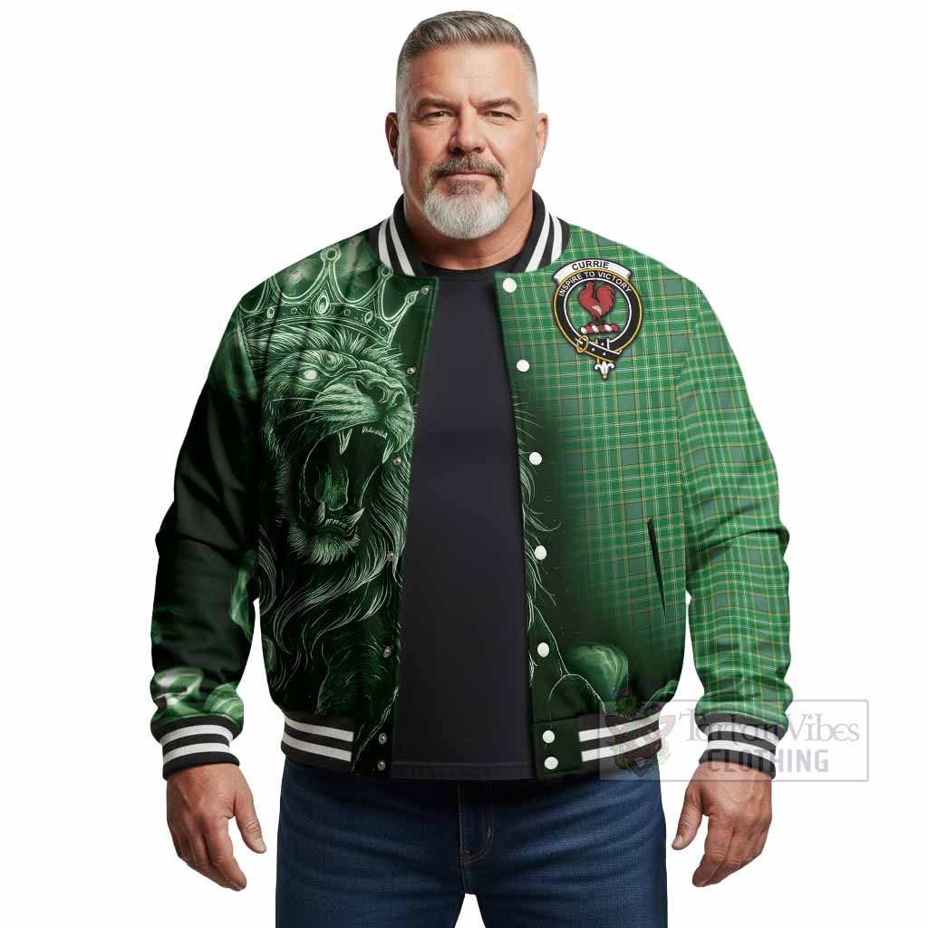 Currie Tartan Baseball Jacket Roaring Lion Heritage