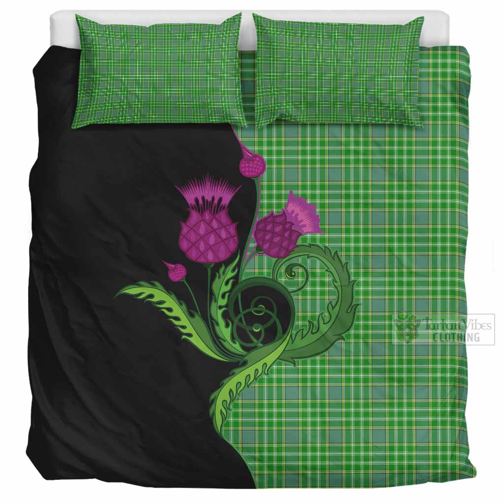 Currie Tartan Bedding Set Traditional Scottish Thistle UK Bedding Set UK Super King 104*94 inch - Tartan Vibes Clothing