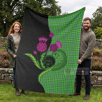 Currie Tartan Blanket Traditional Scottish Thistle - Tartan Vibes Clothing