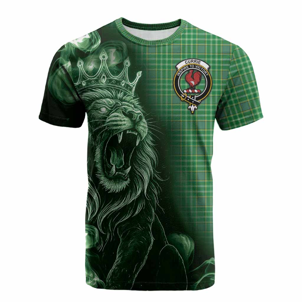 Currie Tartan Cotton T-shirt Roaring Lion Heritage