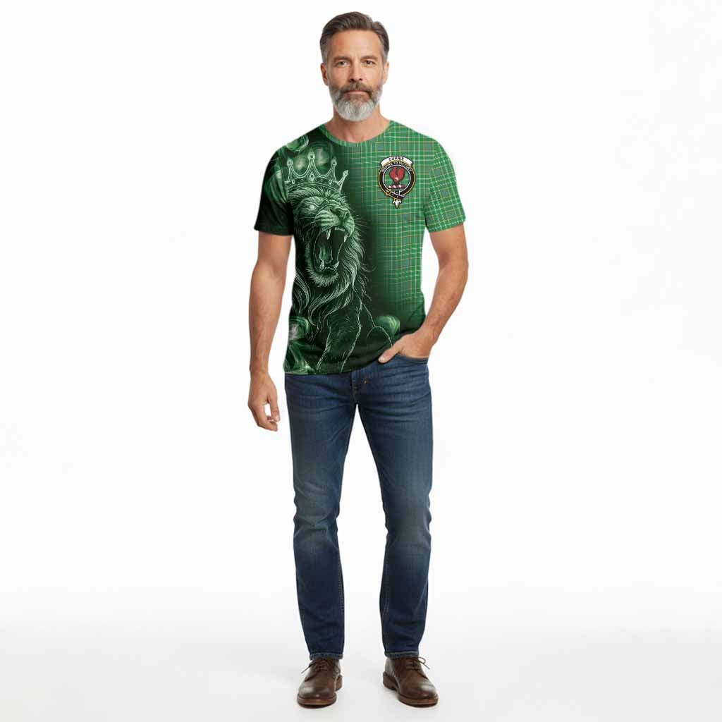 Currie Tartan Cotton T-shirt Roaring Lion Heritage