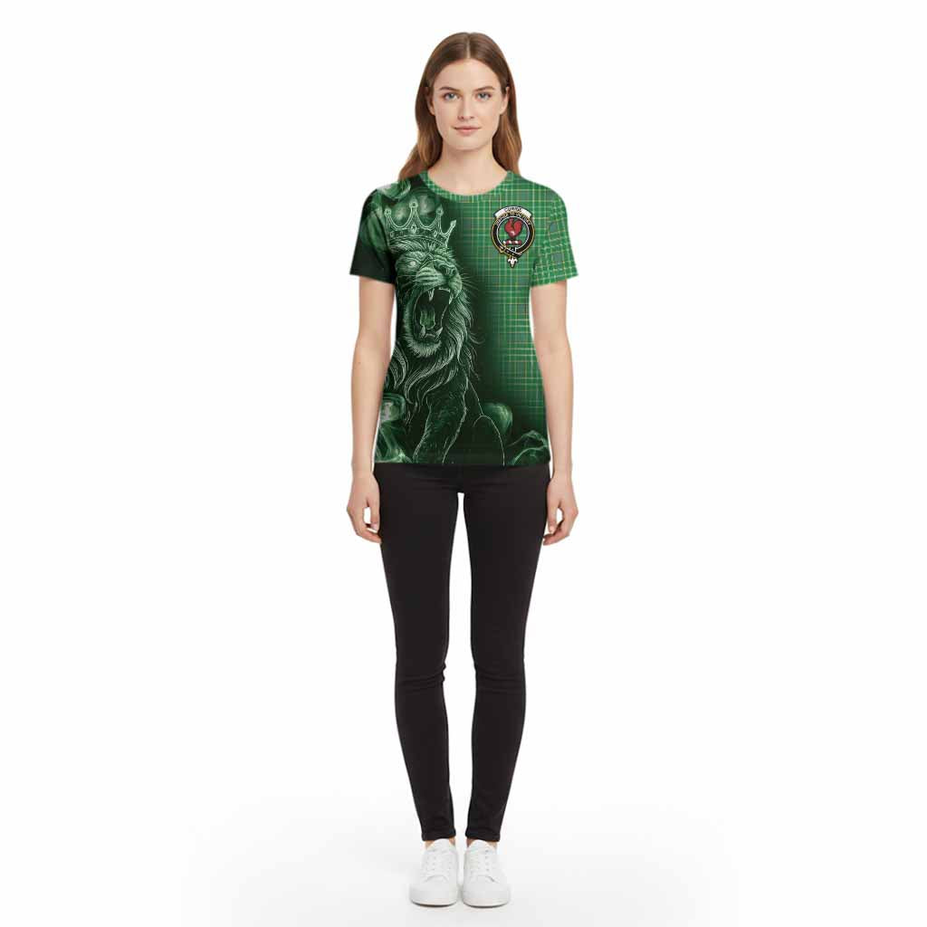 Currie Tartan Cotton T-shirt Roaring Lion Heritage