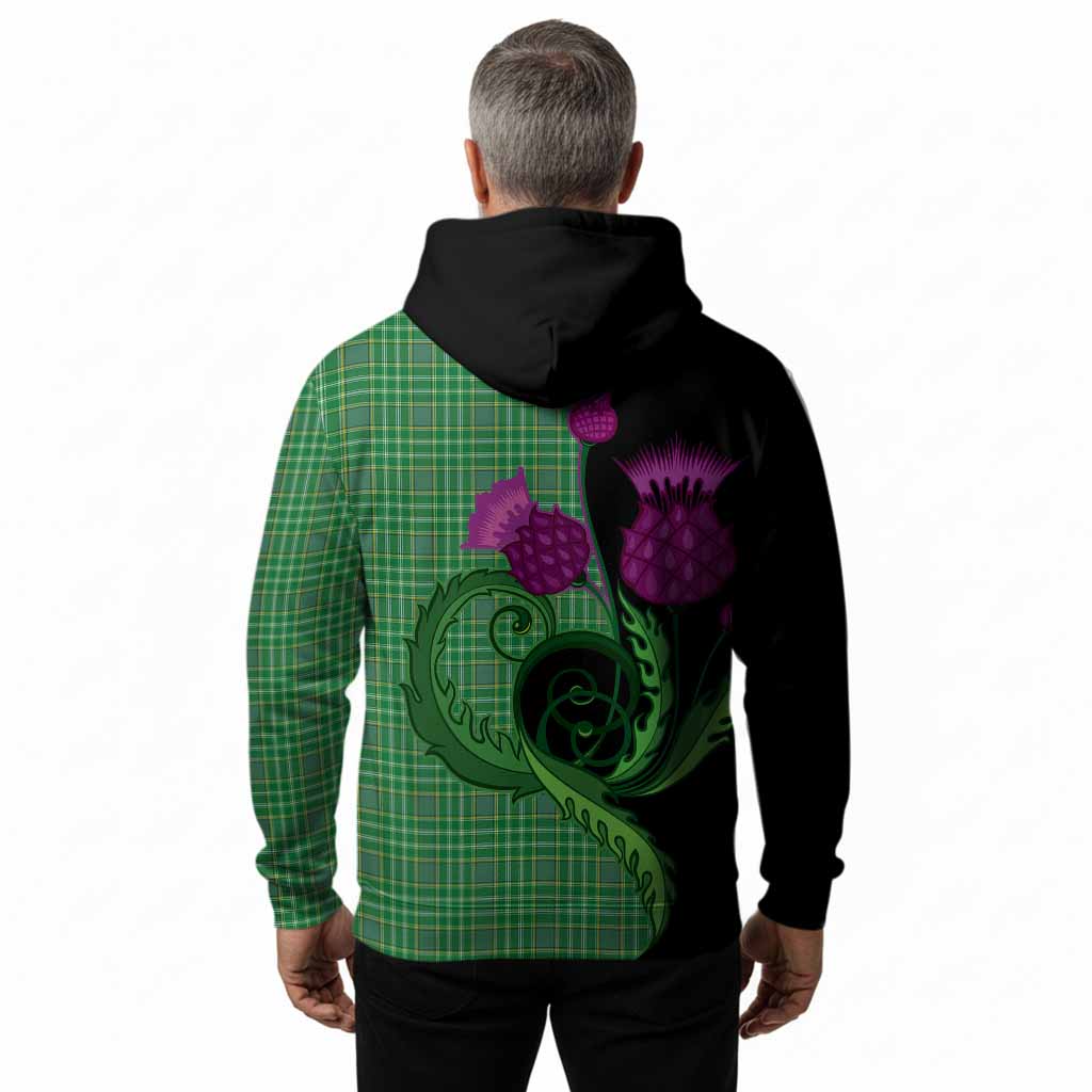 Currie Tartan Hoodie Traditional Scottish Thistle