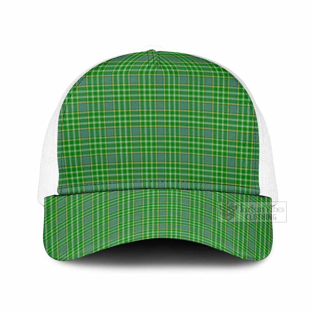 Currie Tartan Mesh Trucker Cap One Size (Adjustable) White - Tartan Vibes Clothing
