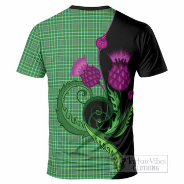 Currie Tartan T-Shirt Traditional Scottish Thistle