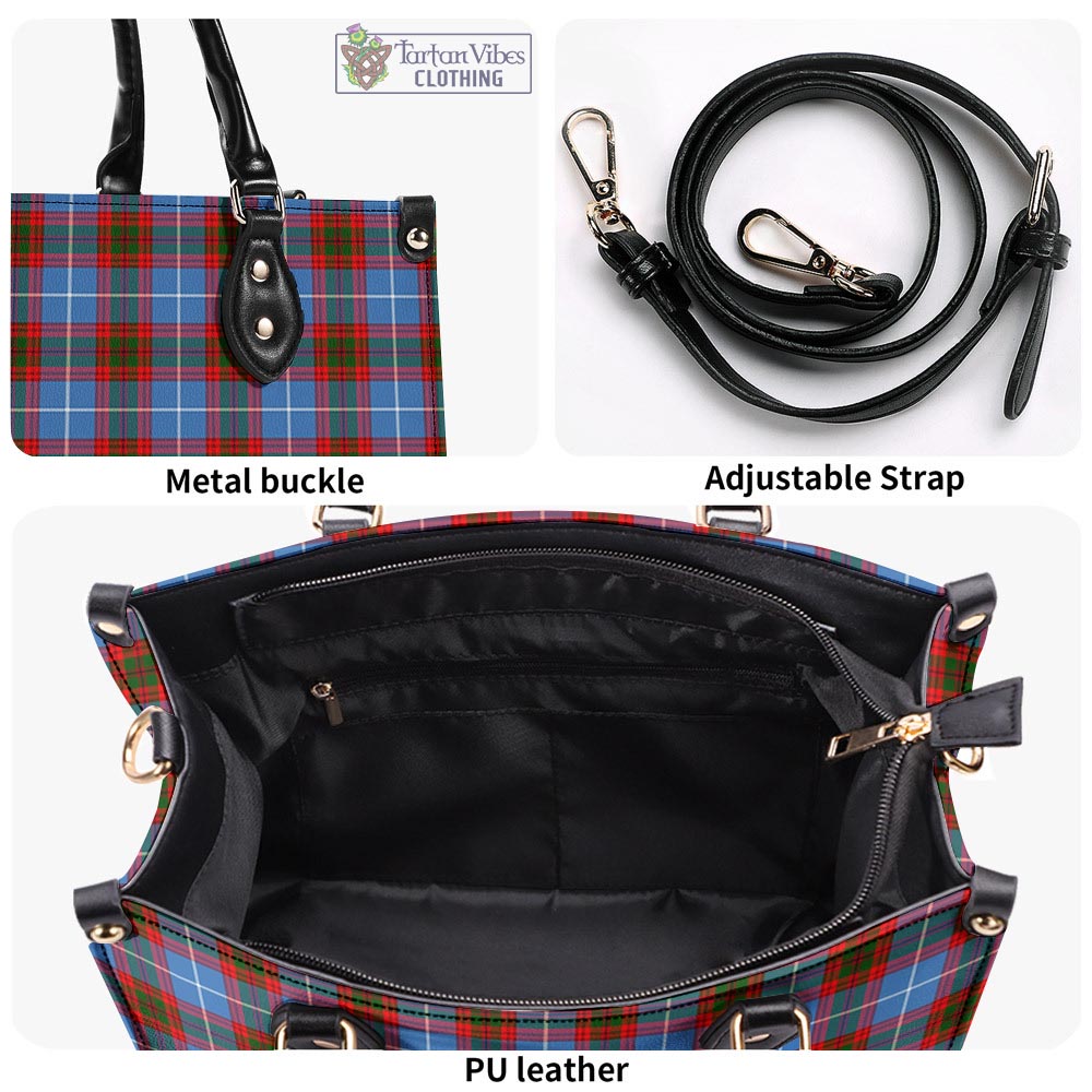 Dalmahoy Tartan Luxury Leather Handbags - Tartan Vibes Clothing